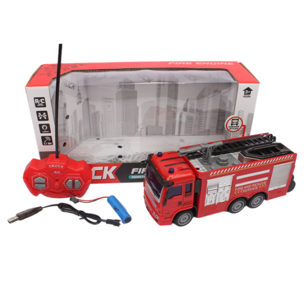 Грузовик Fire Engine 03932 8600020303932  / 2.4 ГГц / White Красный photo 3