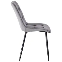 Scaun de bucătărie Yasen DC6005 Stofă/ Gray Black photo 3