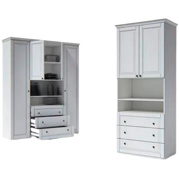 Шкаф Indart Modul 14 90 x 55см x 225 / ДСП / White photo 2