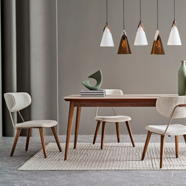 Кухонный стул Dogtas Brita Велюр/ Белый Wood photo 3 Кухонный стул Dogtas Brita Велюр/ Белый Wood photo 3