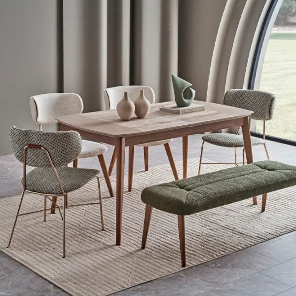 Кухонный стул Dogtas Brita Велюр/ Белый Wood photo 5 Кухонный стул Dogtas Brita Велюр/ Белый Wood photo 5