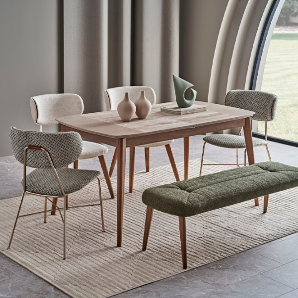 Кухонный стул Dogtas Brita Велюр/ Белый Wood photo 5 Кухонный стул Dogtas Brita Велюр/ Белый Wood photo 5