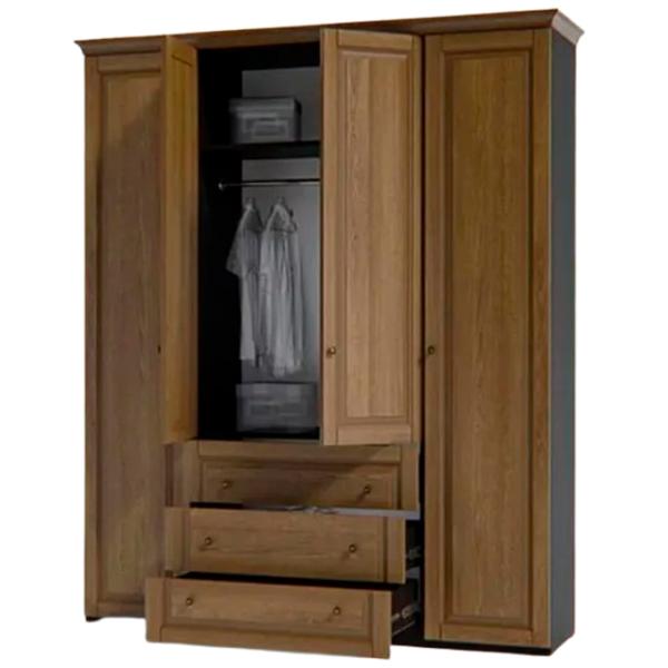 Шкаф Indart Modul 11 90 x 55см x 225 / ЛДСП / Brown photo 2 Шкаф Indart Modul 11 90 x 55см x 225 / ЛДСП / Brown photo 2