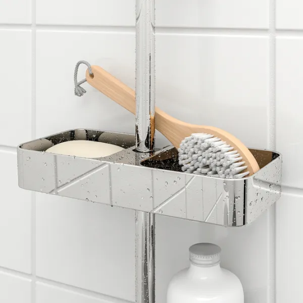 Raft pentru baie Ikea Brogrund Plastic / Silver photo 2 Raft pentru baie Ikea Brogrund Plastic / Silver photo 2