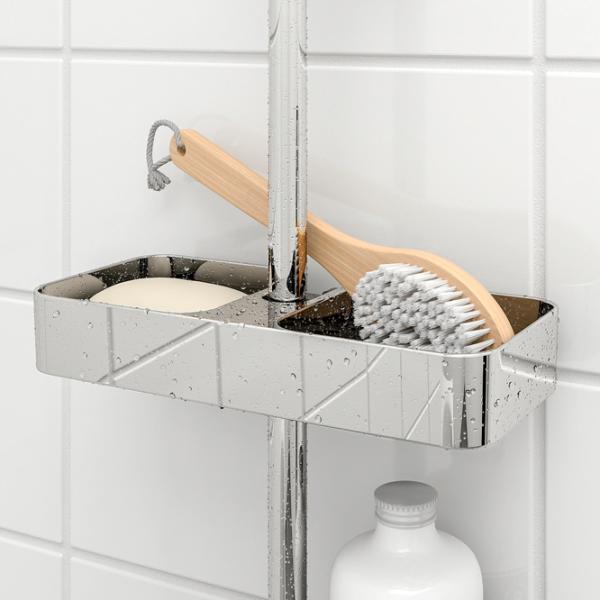 Raft pentru baie Ikea Brogrund Plastic / Silver photo 2 Raft pentru baie Ikea Brogrund Plastic / Silver photo 2