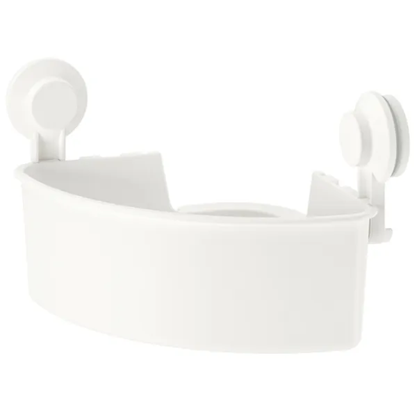 Raft pentru baie Ikea Tisken Plastic / White photo 1