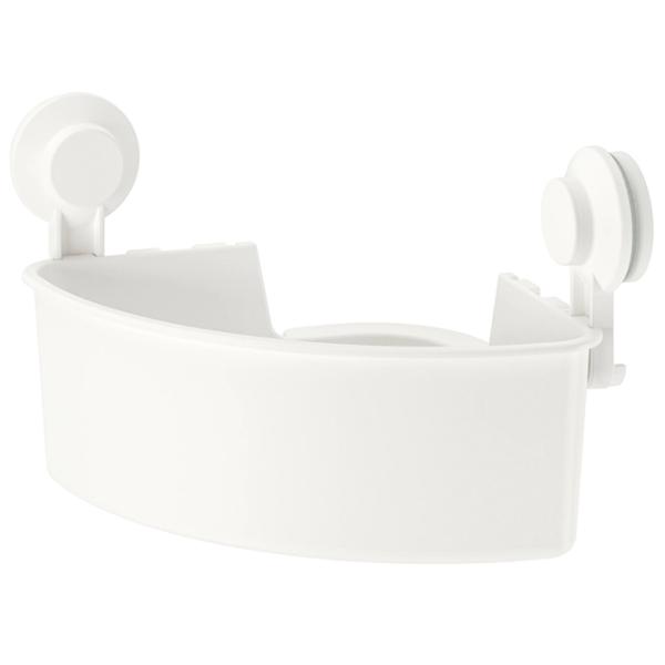Raft pentru baie Ikea Tisken Plastic / White photo 1