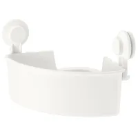 Полка для ванной Ikea Tisken Пластик / Белый