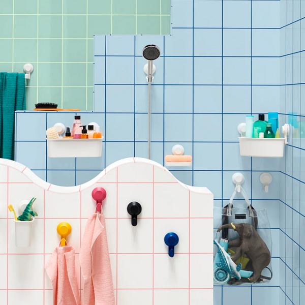 Raft pentru baie Ikea Tisken Plastic / White photo 4