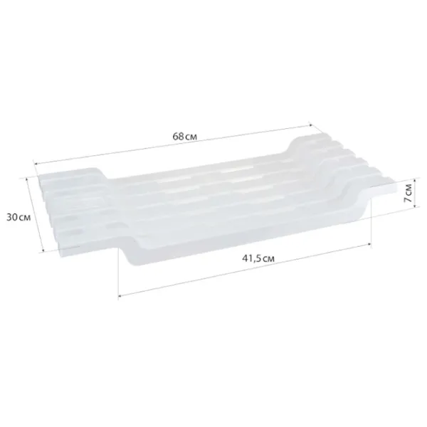 Raft pentru baie Idea М2586 Plastic / White photo 2