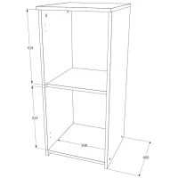 Comodă Haaus CRETA 90 x 40.2 x 42 / LPAL / Wenge photo 5