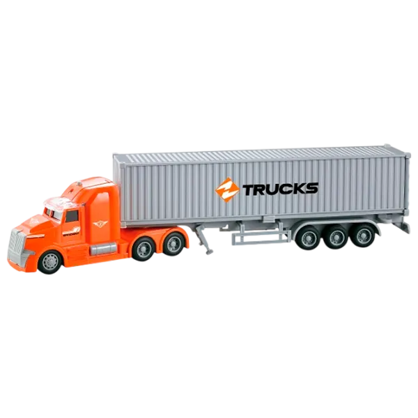 Грузовик Wenyi Container Truck WY785B  / / Серый Оранжевый photo 1