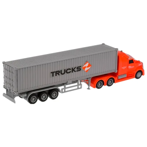 Грузовик Wenyi Container Truck WY785B  / / Серый Оранжевый photo 2