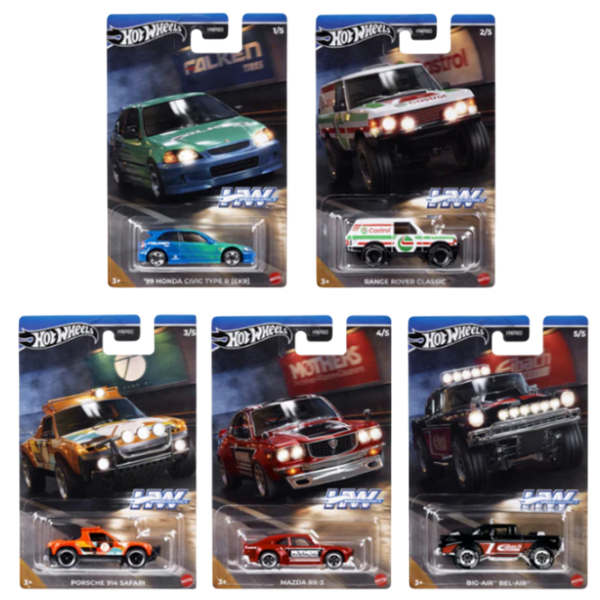 Set de mașini Hot Wheels Speed Graphics HWR60   / / Black Multicolor photo 1