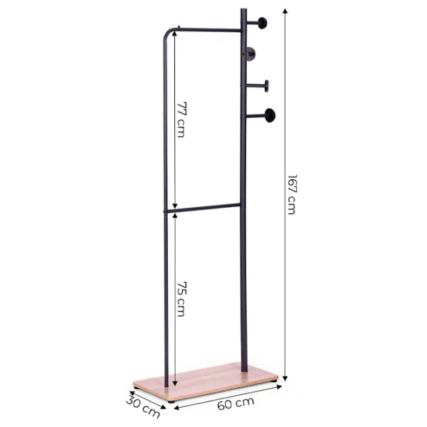 Вешалка Modern Home YLT-0706-31P Металл / Черный photo 6