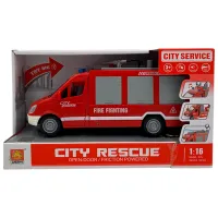 Mașină Wenyi City Rescue WY595A / / Gray Red photo 2