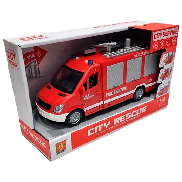 Машинка Wenyi City Rescue WY595A  / / Серый Красный photo 4 Машинка Wenyi City Rescue WY595A  / / Серый Красный photo 4