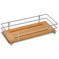 Полка для ванной Tendance 52139 Нержавеющая сталь / Коричневый