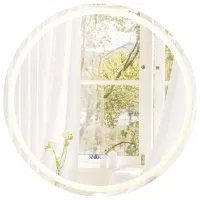 Зеркало Costway BA8011DE Стекло / Круглая