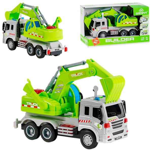 Грузовик Wenyi Builder WY311D  / / Зелёный Серый photo 3