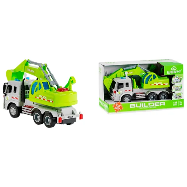 Грузовик Wenyi Builder WY311D  / / Зелёный Серый photo 4