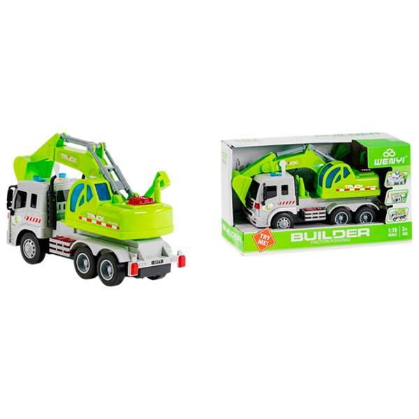 Грузовик Wenyi Builder WY311D  / / Зелёный Серый photo 4