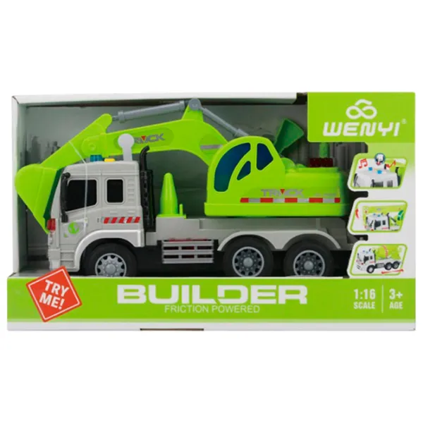 Грузовик Wenyi Builder WY311D  / / Зелёный Серый photo 5