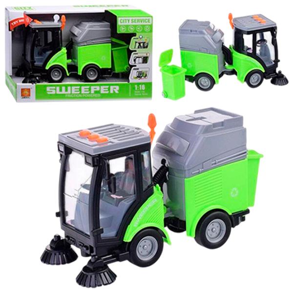 Грузовик Wenyi Sweeper WY680B  / / Зелёный Серый photo 2