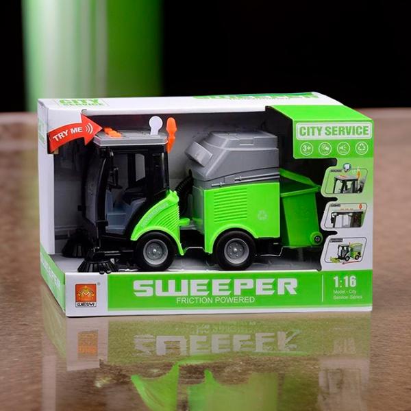 Грузовик Wenyi Sweeper WY680B  / / Зелёный Серый photo 7
