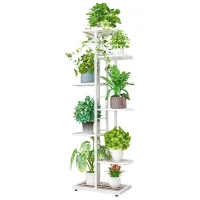 Etajeră pentru flori Tempo Kondela Bamir Typ 2 White / Metal