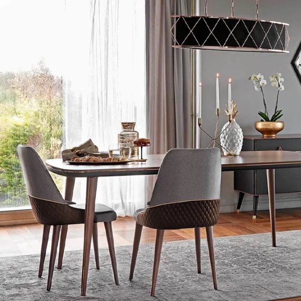 Кухонный стул Dogtas Diamond Ткань/ Серый Грецкий орех photo 6