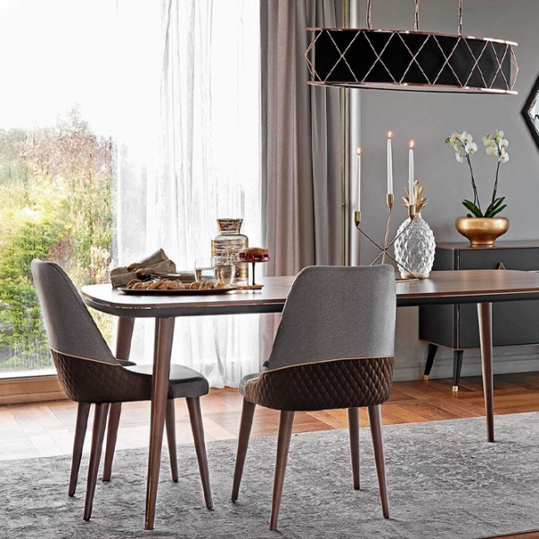 Кухонный стул Dogtas Diamond Ткань/ Серый Грецкий орех photo 6