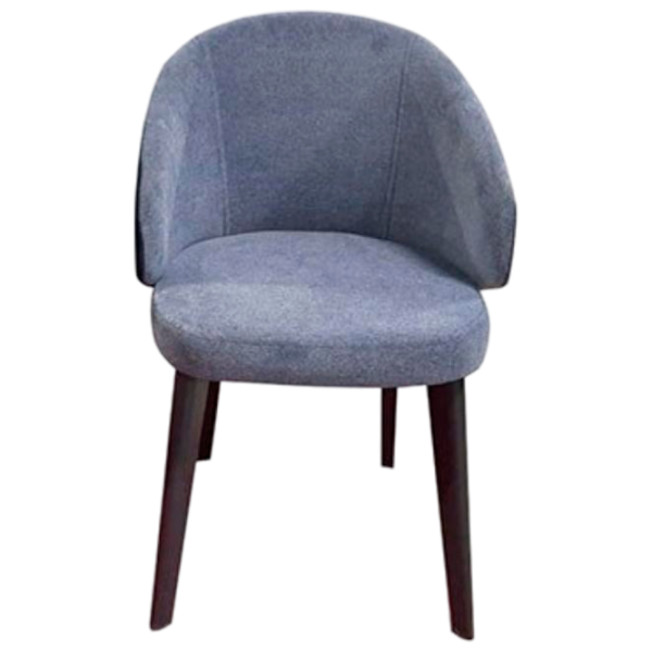 Кухонный стул Dogtas Arora Велюр/ Серый Черный photo 1