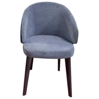 Кухонный стул Dogtas Arora Велюр/ Серый Черный