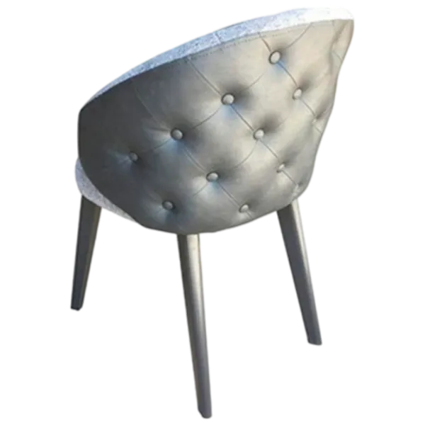 Кухонный стул Dogtas Arora Велюр/ Серый Черный photo 2