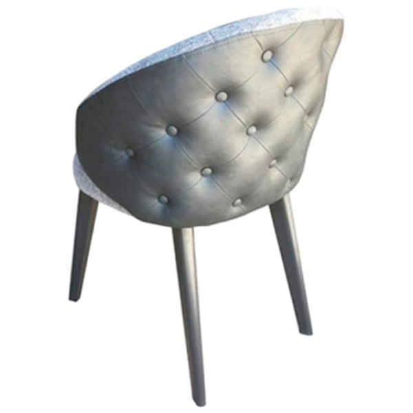 Кухонный стул Dogtas Arora Велюр/ Серый Черный photo 2