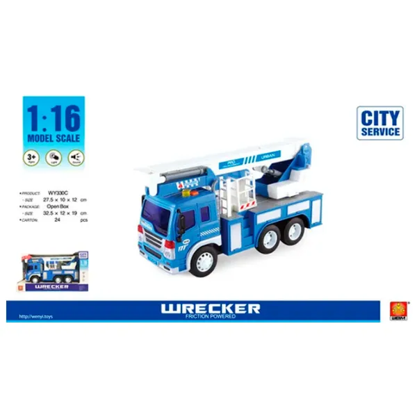 Машинка Wenyi Wrecker WY330C  / / Серый Синий photo 8