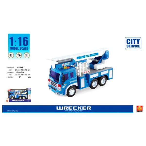 Машинка Wenyi Wrecker WY330C  / / Серый Синий photo 8