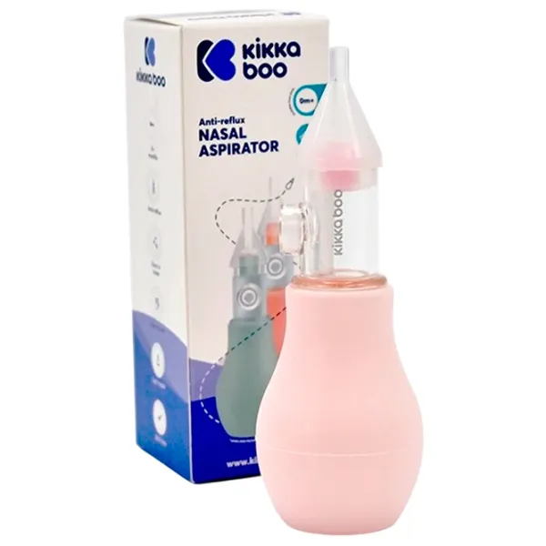 Назальный аспиратор Kikka Boo Anti-reflux  / Розовый photo 2 Назальный аспиратор Kikka Boo Anti-reflux  / Розовый photo 2