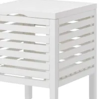 Coș pentru rufe Ikea Muskan / Masiv / White photo 2