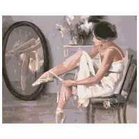 Картина по номерам BrushMe Утро в пуантах BS52242 50 x 40 см / Горизонтальная