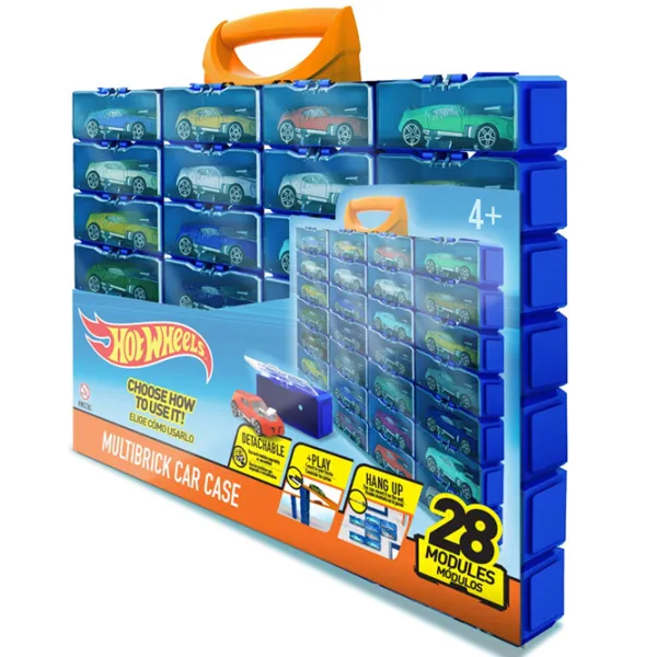 Container pentru mașini Hot Wheels HWCC8C 4893825027309   / / Orange Blue photo 3