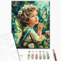 Pictură pe numere BrushMe Șoapta aripilor BS53986 50 x 40 cm / Verticală photo 3