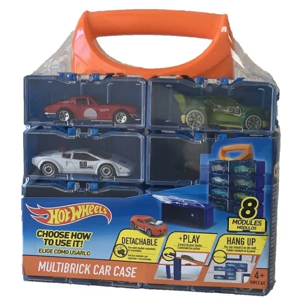 Контейнер для машинок Hot Wheels HWCC8A 4893825027064   / / Оранжевый Синий photo 3