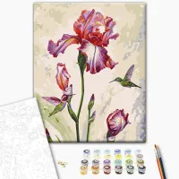 Pictură pe numere BrushMe Întâlnire matinală BS53924 50 x 40 cm / Verticală photo 3
