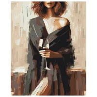 Pictură pe numere BrushMe Senzualitate BS53944 50 x 40 cm / Verticală