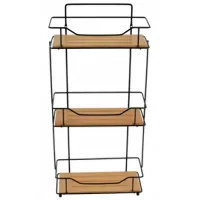 Полка для ванной Tendance Bamboo Металл / Коричневый