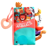 Jucărie moale Kikka Boo Forest Animals 31201010265 0.3+ / Multicolor