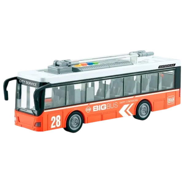 Троллейбус Wenyi Light & Sound Bus WY911B  / / Серый Оранжевый photo 1