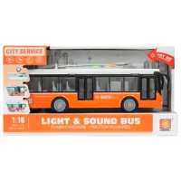 Троллейбус Wenyi Light & Sound Bus WY911B / / Серый Оранжевый photo 2